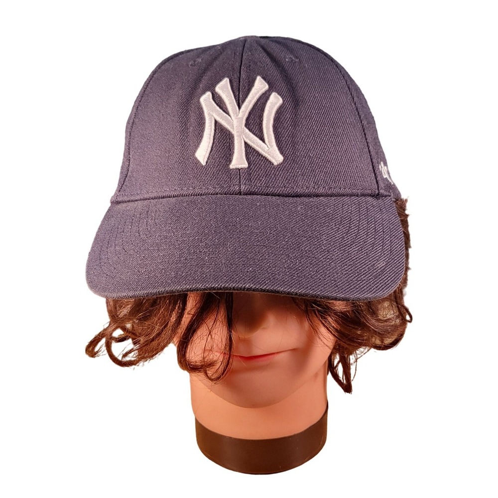 47 Brand New York Yankees Hat Adjustable Strap Gray Embroidered NY Baseball Cap